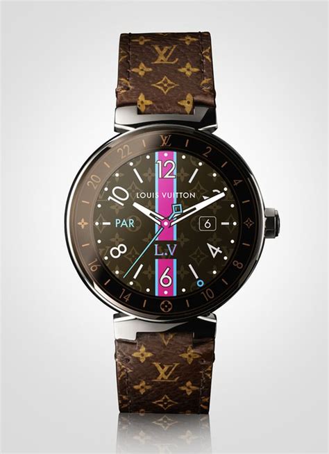 montre louis vuitton connectée|louis vuitton tambour watch.